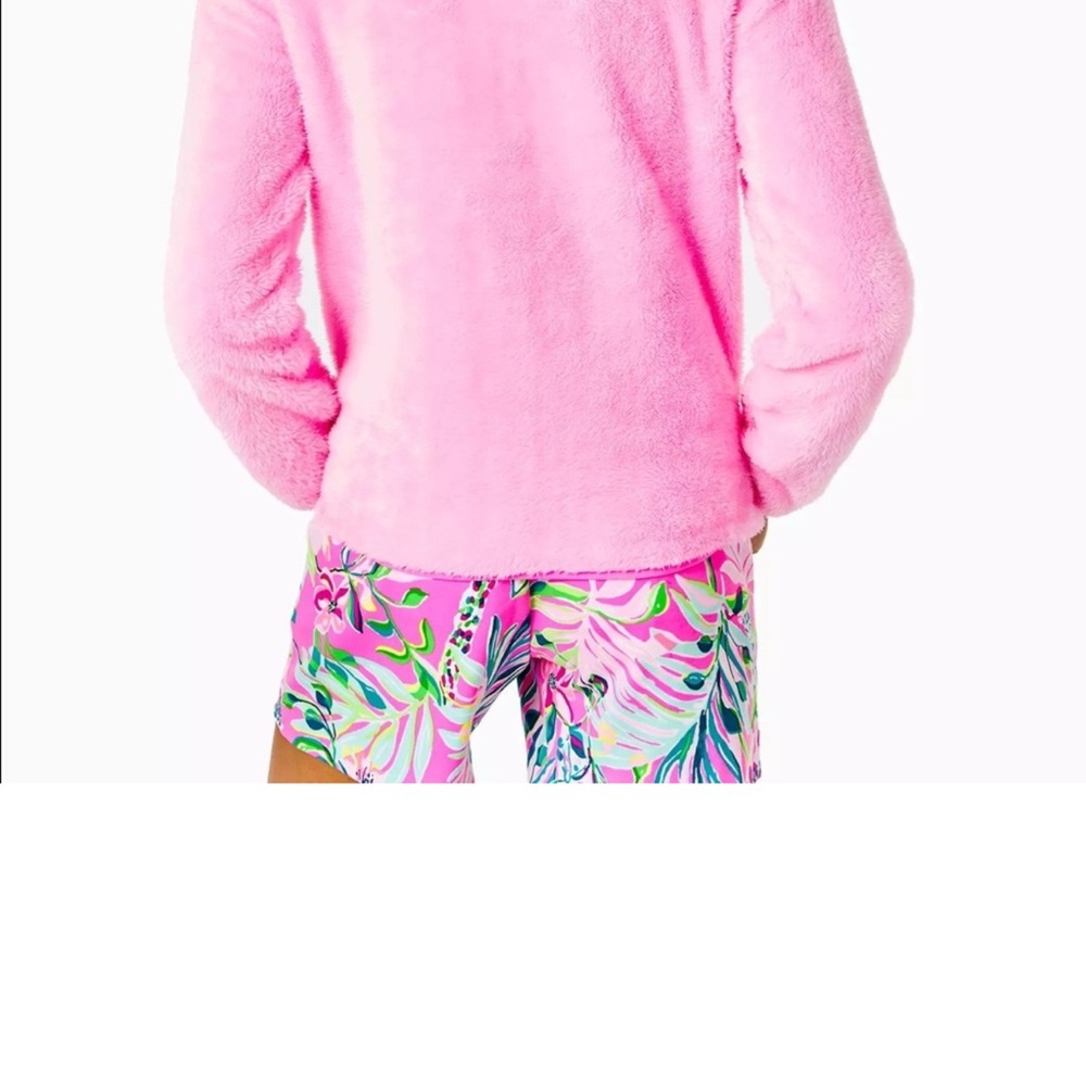 Lilly Pulitzer Bright Pink Fleece Hoodie - Picture 8 of 8